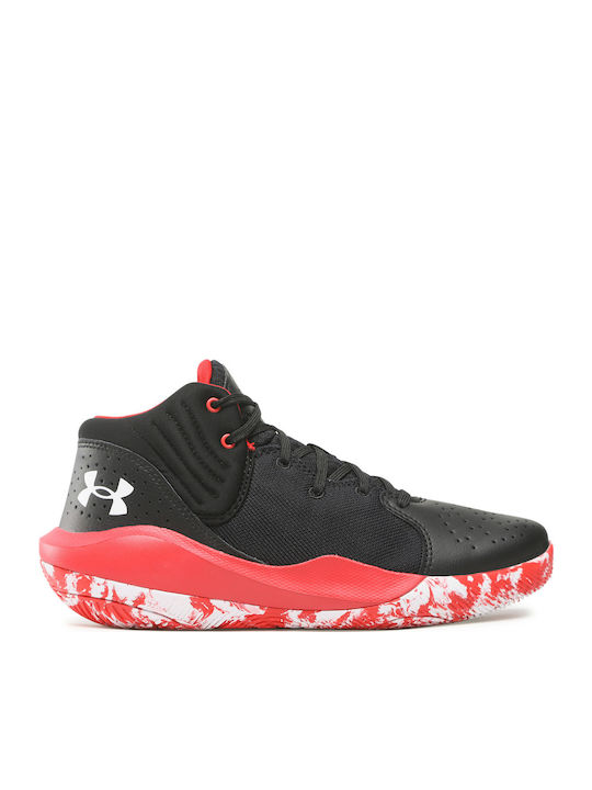 Jet 21 High Basketball Shoes Black / Red / White
