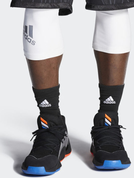 Harden Vol. 4 Χαμηλά Μπασκετικά Παπούτσια Core Black / Silver Met. / Bright Blue
