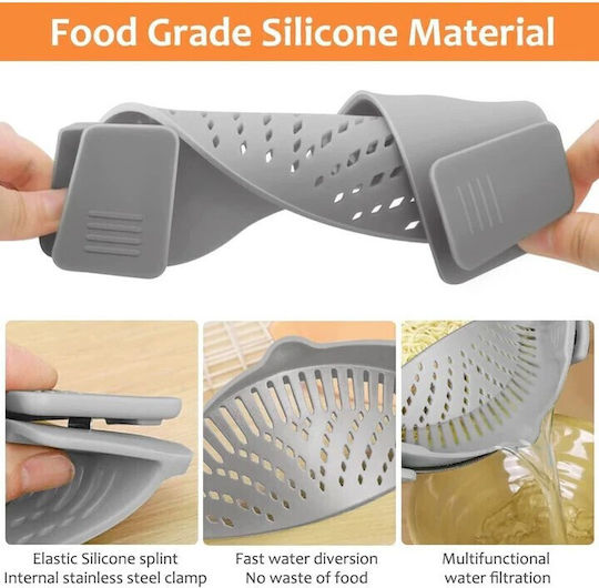 Silicone Colander Pasta 23x12.5cm 1pcs