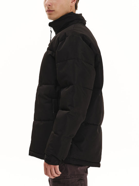 Winter Jacke Puffer Wasserdicht Schwarz