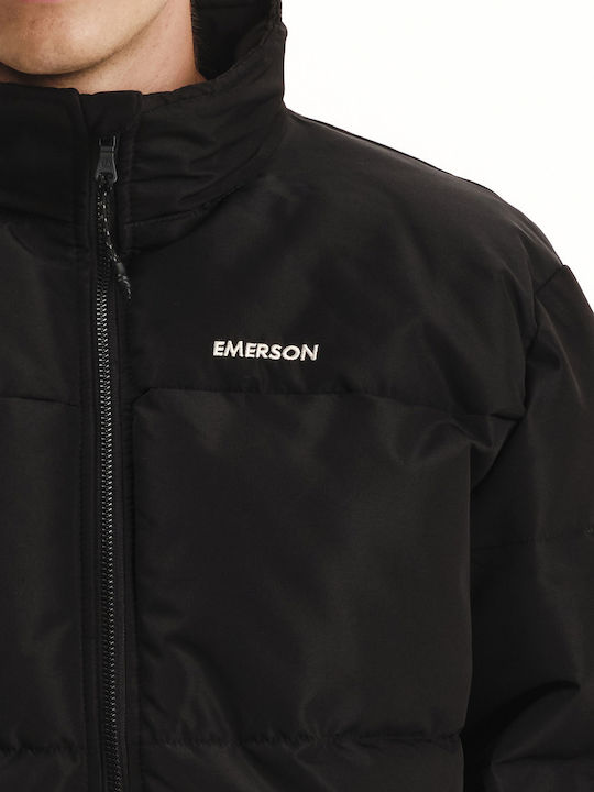 Winter Jacke Puffer Wasserdicht Schwarz