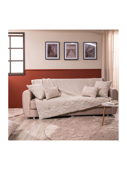 Teoran Garland Ριχτάρι Διθέσιου Καναπέ Chenille 180x250εκ. 01 52017861