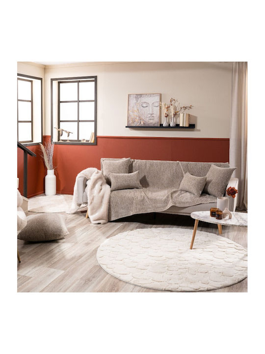 Teoran Valley Ριχτάρι Τετραθέσιου Καναπέ Chenille 180x350εκ. 03 52017698