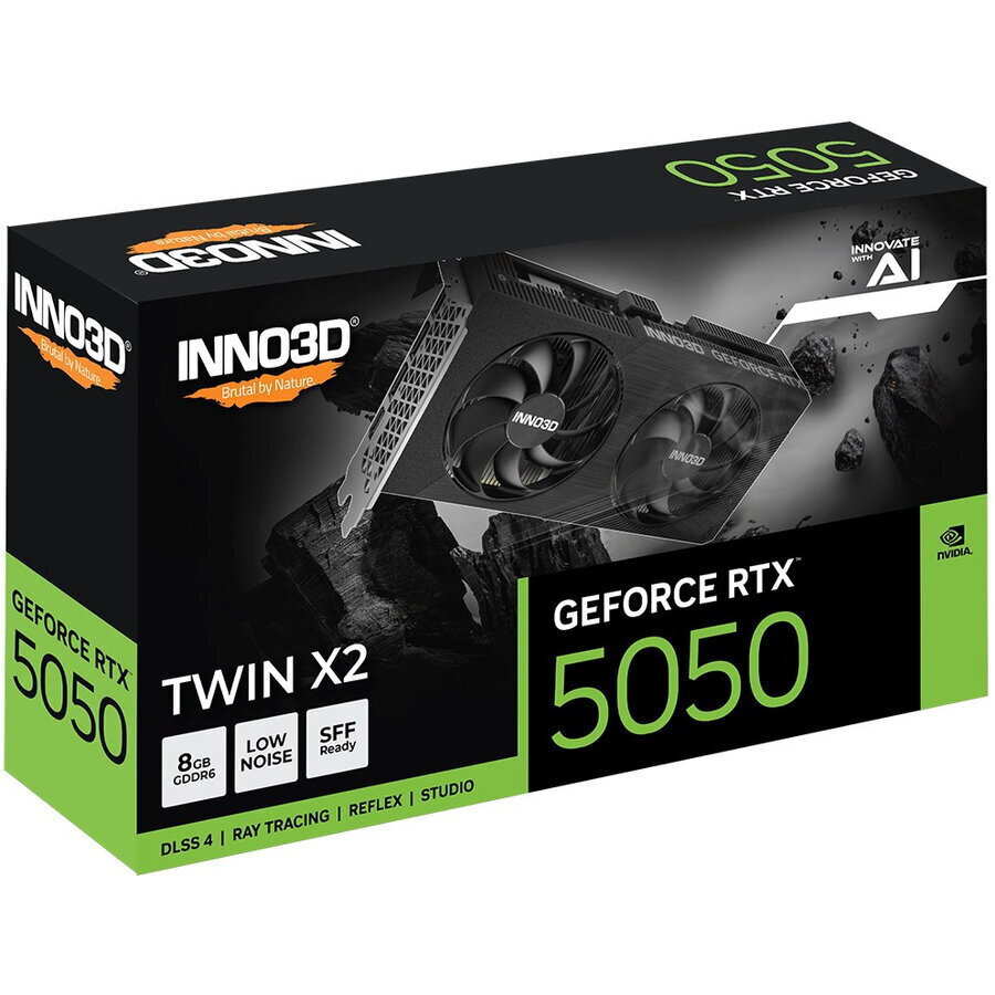 Inno 3D GeForce RTX 5050 8GB GDDR6 Twin X2 Κάρτα Γραφικών