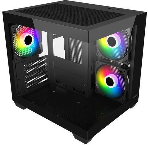 FSP/Fortron S140 Gaming Mini Tower Κουτί Υπολογιστή με ARGB Φωτισμό Μαύρο