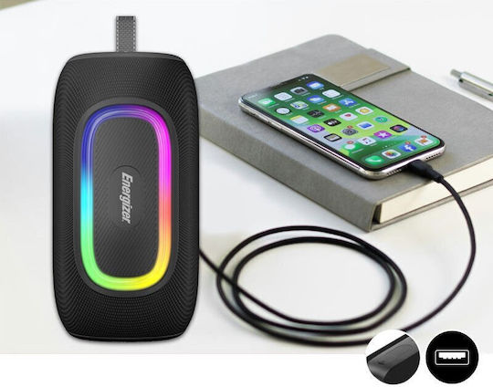 Energizer Ηχείο Bluetooth 4W με Ραδιόφωνο Μαύρο EBTS16316WX_BK_ML