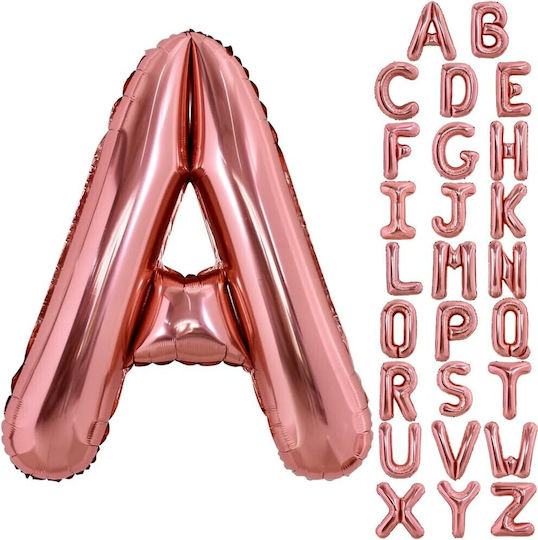 Luftballon Folie Jumbo Buchstabe Α Rose Gold 100cm