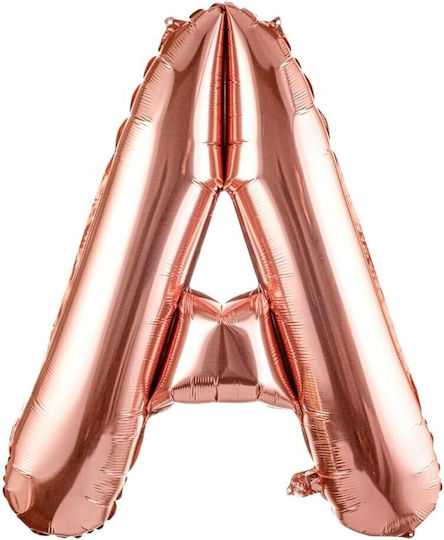 Luftballon Folie Jumbo Buchstabe Α Rose Gold 100cm
