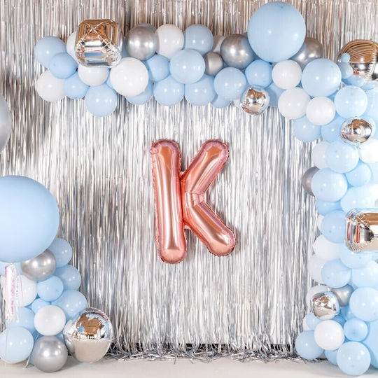 Balon Folie Jumbo Literă Κ Rose Gold 100buc