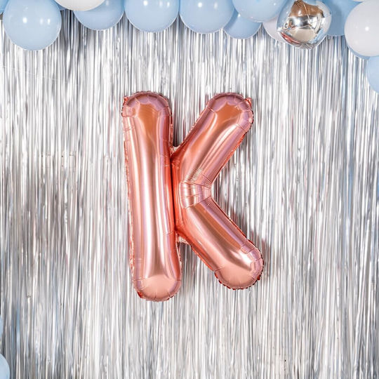 Balon Folie Jumbo Literă Κ Rose Gold 100buc