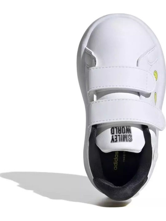 Advantage Παιδικά Sneakers με Σκρατς Λευκά