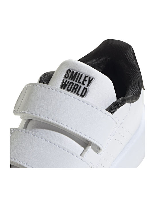 Advantage Παιδικά Sneakers με Σκρατς Λευκά
