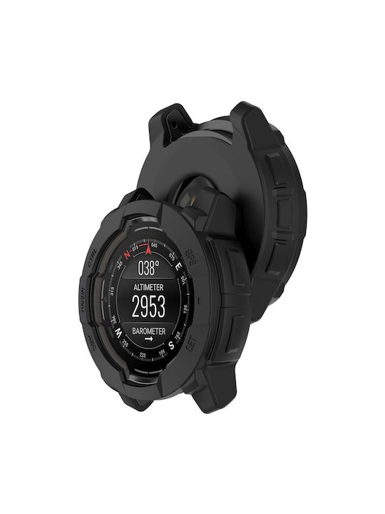 21gar0465 Πλαστική Θήκη σε Μαύρο χρώμα για Garmin Instinct 3