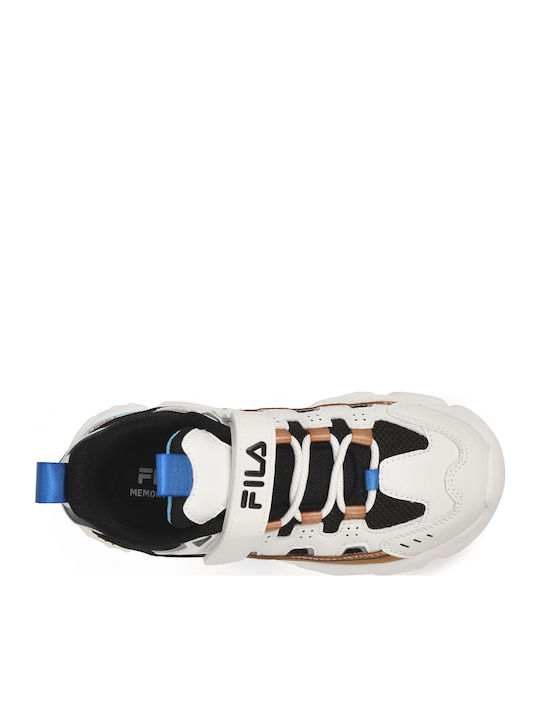 Memory Spinel 3 V Kids Sneakers with Scratch White