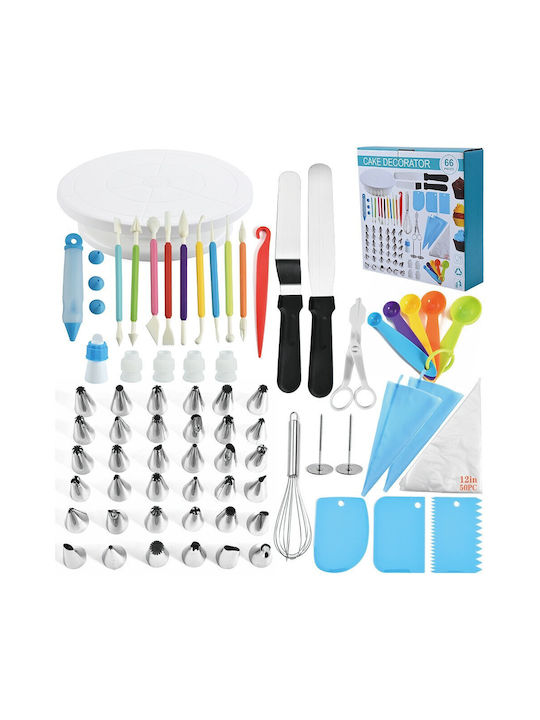 Set de instrumente de patiserie din Plastic 28.2cm 66buc