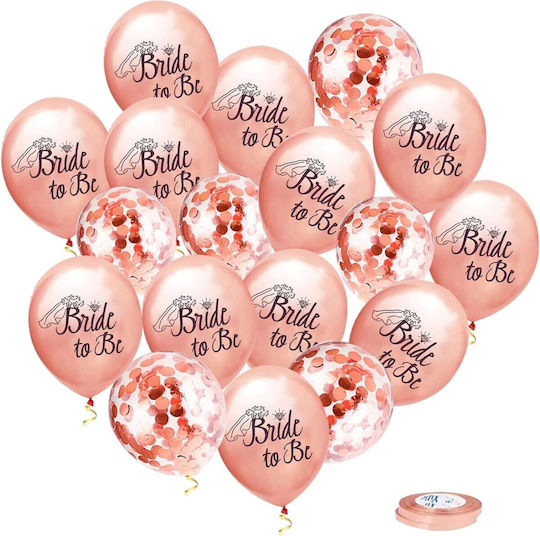 Set of 10 Balloons Latex Pink 30cm
