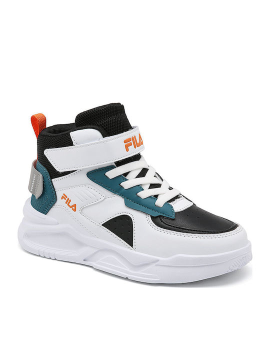 Memory Ayo 2 Kids Sneakers High with Scratch White