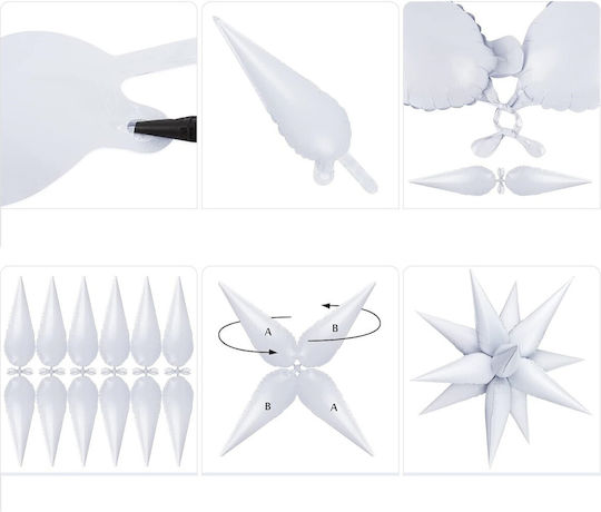 Balloon Foil Jumbo Star Blue 66cm