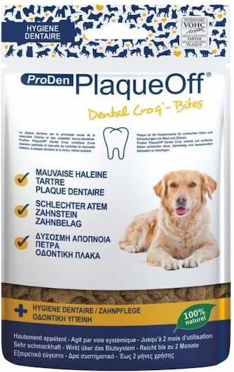 PlaqueOff Plaque Off Dental Bites Dental Dog Treats for Medium Breeds 150gr