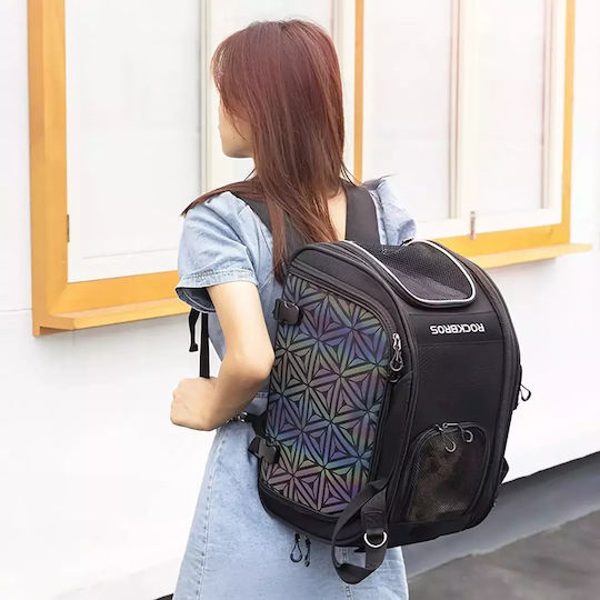 Rockbros Tasche für Hunde / Katzen bis 10kg Schwarz