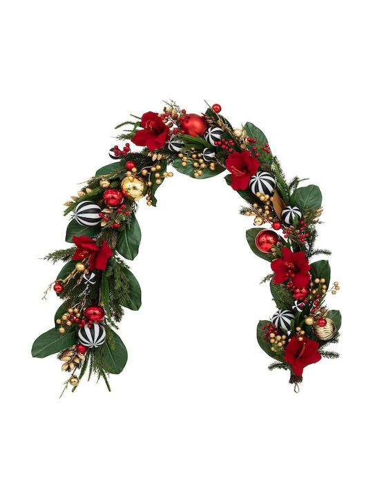 Iliadis Christmas Garland Red 183x23cm 1pc