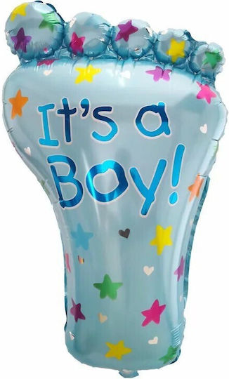 Set of 3 Balloons Foil Blue Jumbo Hearts 79cm