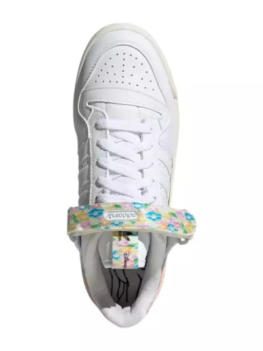 Disney Forum 84 Pantofi Sport Pentru Femei Alb Nor / Alb Cenușiu / Roz Clar