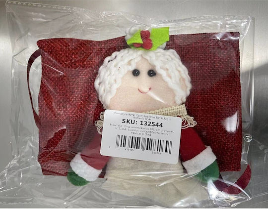 Weihnachtliche Flaschen-Dekoration mit Weihnachtsmann