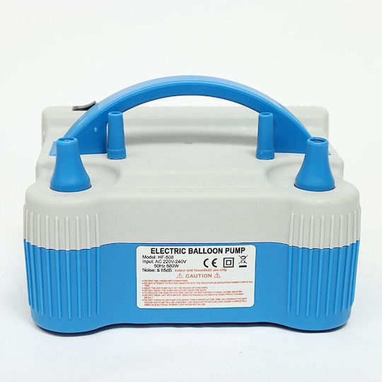 Electric Balloon Inflator Pump Flippy Two Outlets 220V 680W Power Party Accessories Blue-Grey