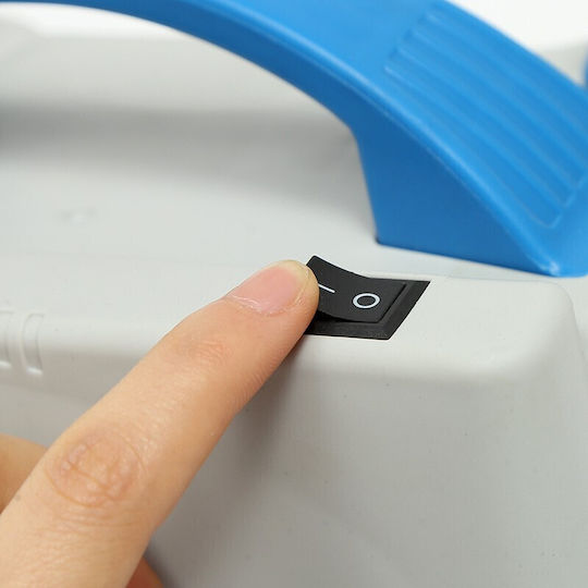Electric Balloon Inflator Pump Flippy Two Outlets 220V 680W Power Party Accessories Blue-Grey