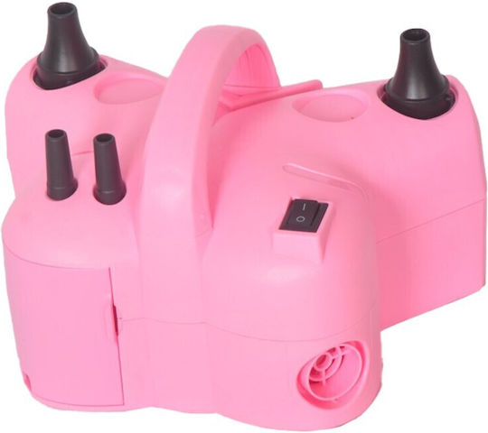 Pompa Electrică de Umflare Baloane Flippy Două Ieșiri 220v 600w Putere Accesorii Petrecere Roz