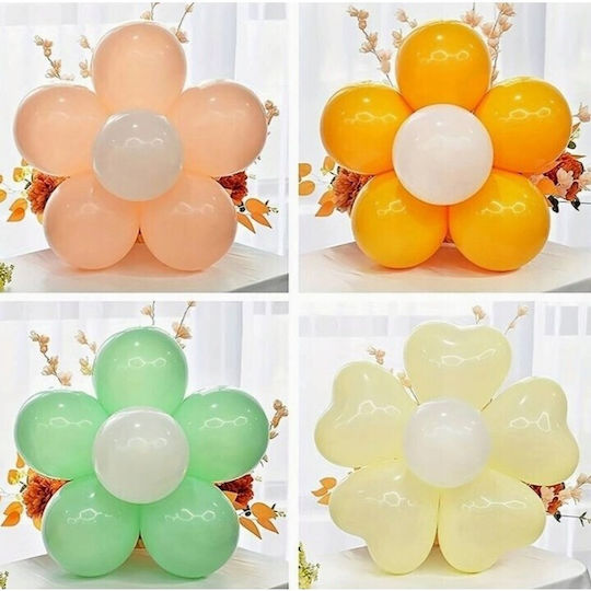 Balloon Holder Flippy Flower Shape Single Layer 6 Balloons 6x6cm 2.7g