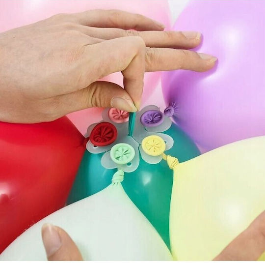 Balloon Holder Flippy Flower Shape Single Layer 6 Balloons 6x6cm 2.7g