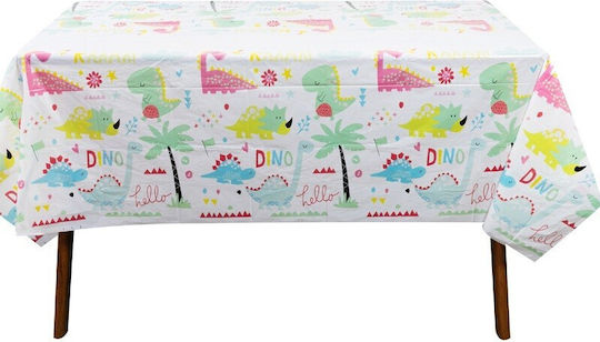 Husă De Masă Rectangulară Flippy Dino Park Colecție 180 X 108 Cm Pe Rezistentă La Pete Impermeabilă Multicoloră