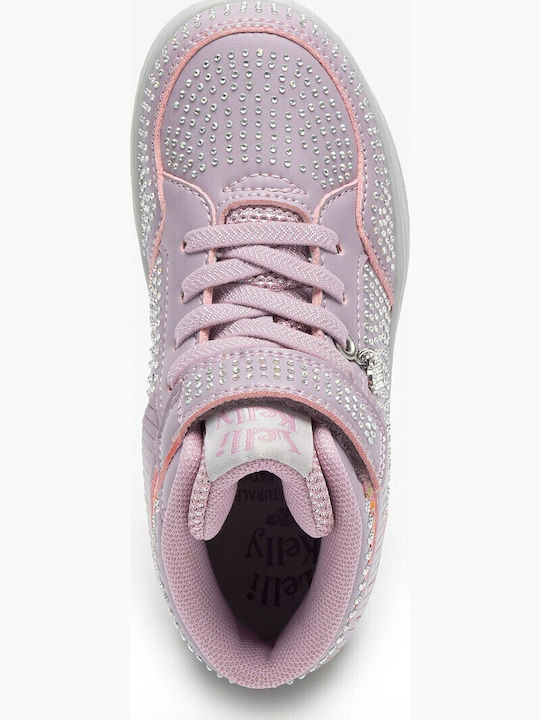 Frangetta Mix Παιδικά Sneakers High με Σκρατς Ροζ