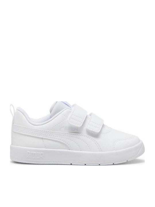 Courtflex V3 V Ps Kids Sneakers with Scratch White