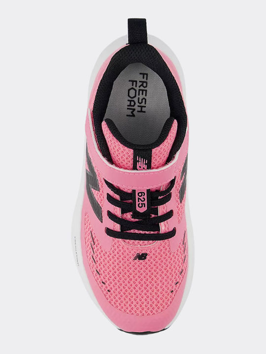 Kids Sneakers with Hoop & Loop Closure Pink