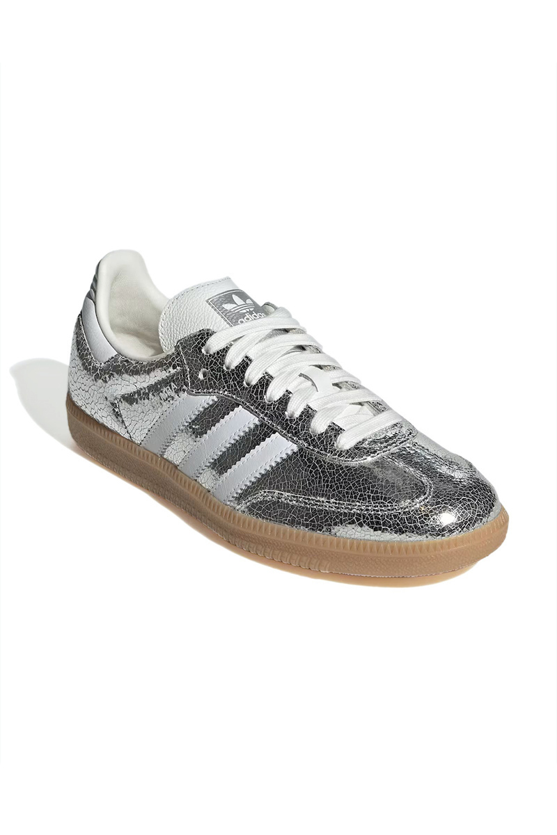 【adidas】SAMBA OG Silver llic adidas Samba Og Adidași Pentru Bărbați Silver Metallic JR0035