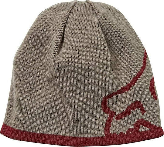 Streamline Beanie Unisex Beanie Knitted in Burgundy color