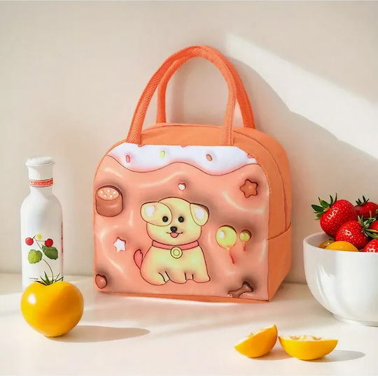 Schulische Isothermische Hand-Lunch-Tasche Braun 19 x 13 x 23cm