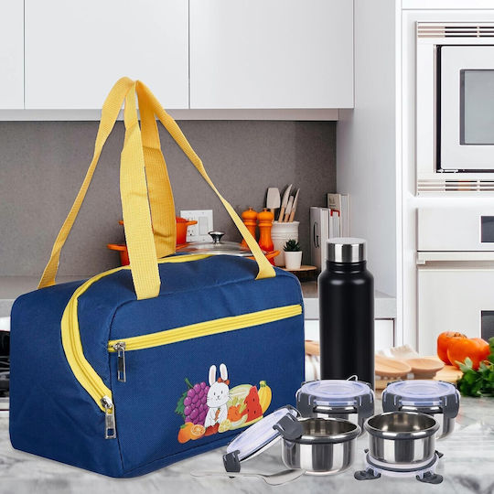 Schulische Isothermische Hand-Lunch-Tasche 6.4Es Blau 21 x 20 x 30cm