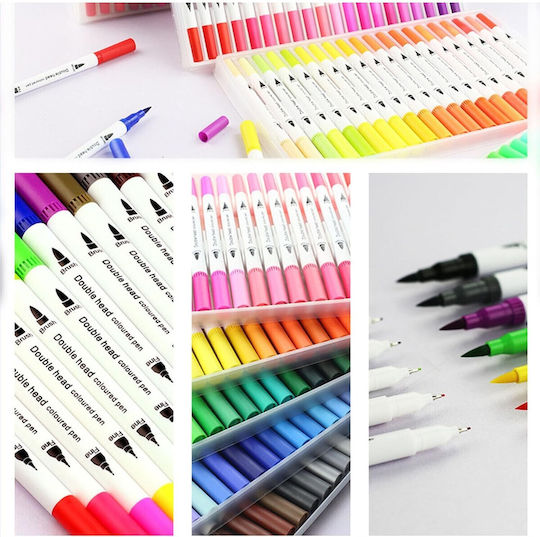 Μαρκαδόροι Σχεδίου Multicolor 0.5mm Σετ 100 χρώματα