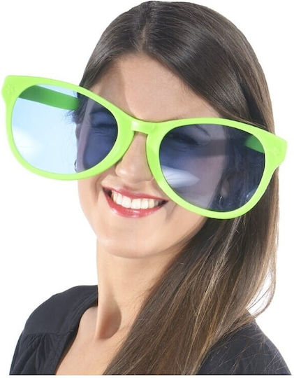 De carnaval Ochelari Verzi din Plastic 1buc