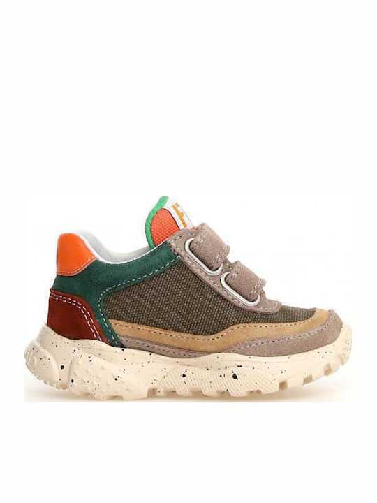 Kids Sneakers with Scratch Brown
