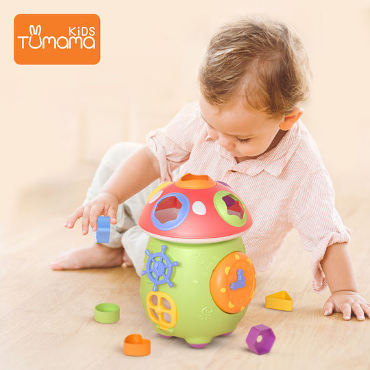 Tumama Kids Jucărie de Sortare a Formelor cu Muzică, Lumină și Sunete pentru 18++ Luni