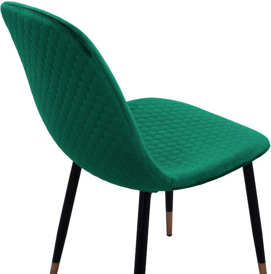 Lucille Столички Трапезария плюшени Зелени 4бр 45x56x81бр
