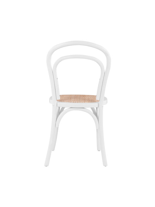 Aliyah Scaune Cafe Lemn Alb 1buc 45x54x89buc