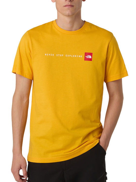 Never Stop Exploring T-shirt Orange