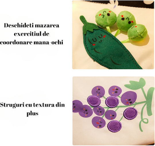 Tumama Kids Carte de Activități din Țesătură cu Sunete pentru 3++ Luni