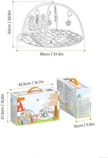 Tumama Kids Sală de Activități cu Muzică Violet pentru 0++ Luni (LxlxÎ) 43.5x28x17cm